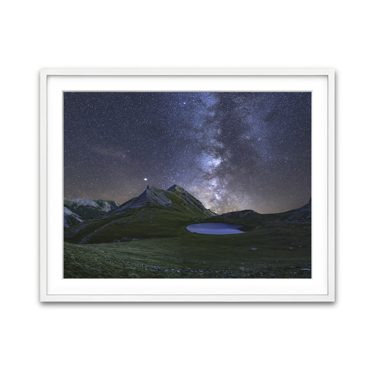 Framed Print 4x3 White