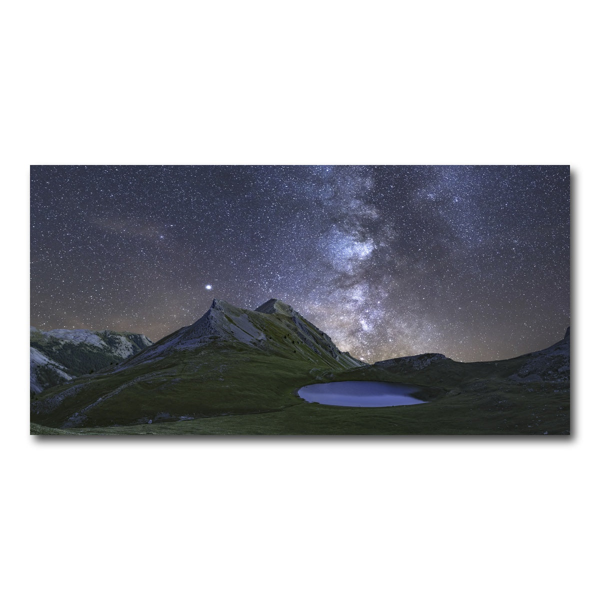 AUTO-MOCKUP WHITE | The Eye of Queyras | 1 Piece | Gallery Wrap Canvas | group=2x1