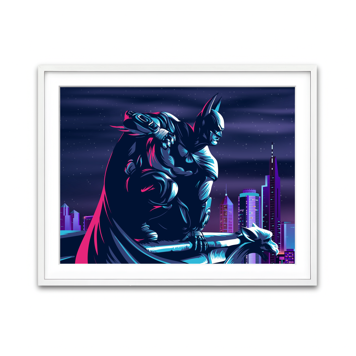 Framed Print 4x3 White