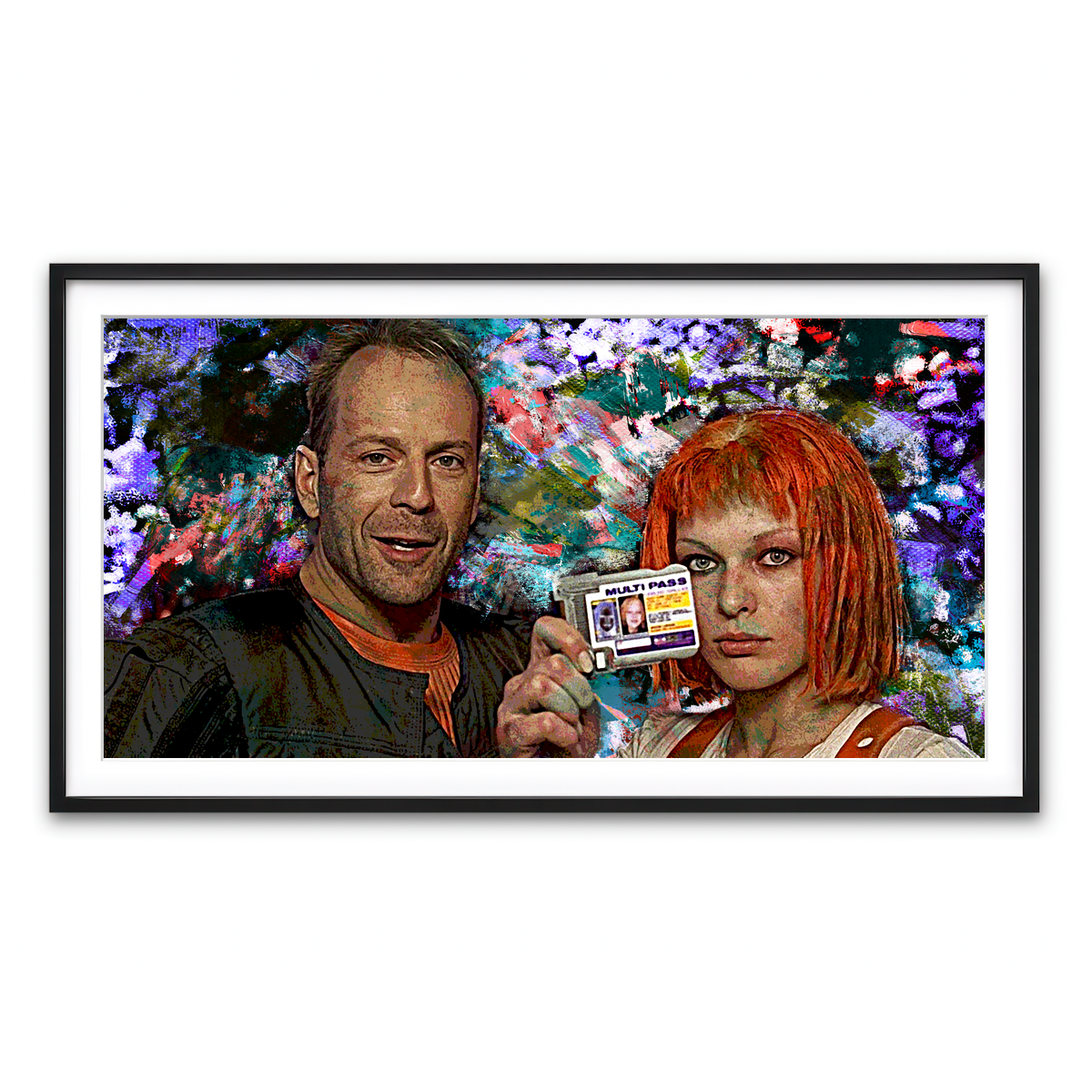 Framed Print 2x1 Black