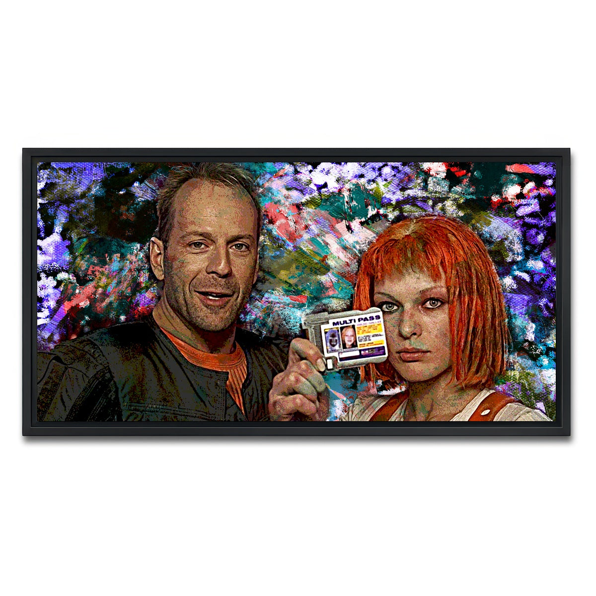 AUTO-MOCKUP WHITE | The Fifth Element | 1 Piece | Black Framed Canvas | group=2x1