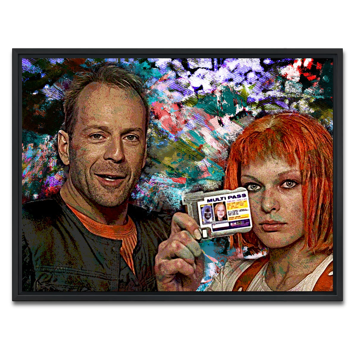 AUTO-MOCKUP WHITE | The Fifth Element | 1 Piece | Black Framed Canvas | group=4x3