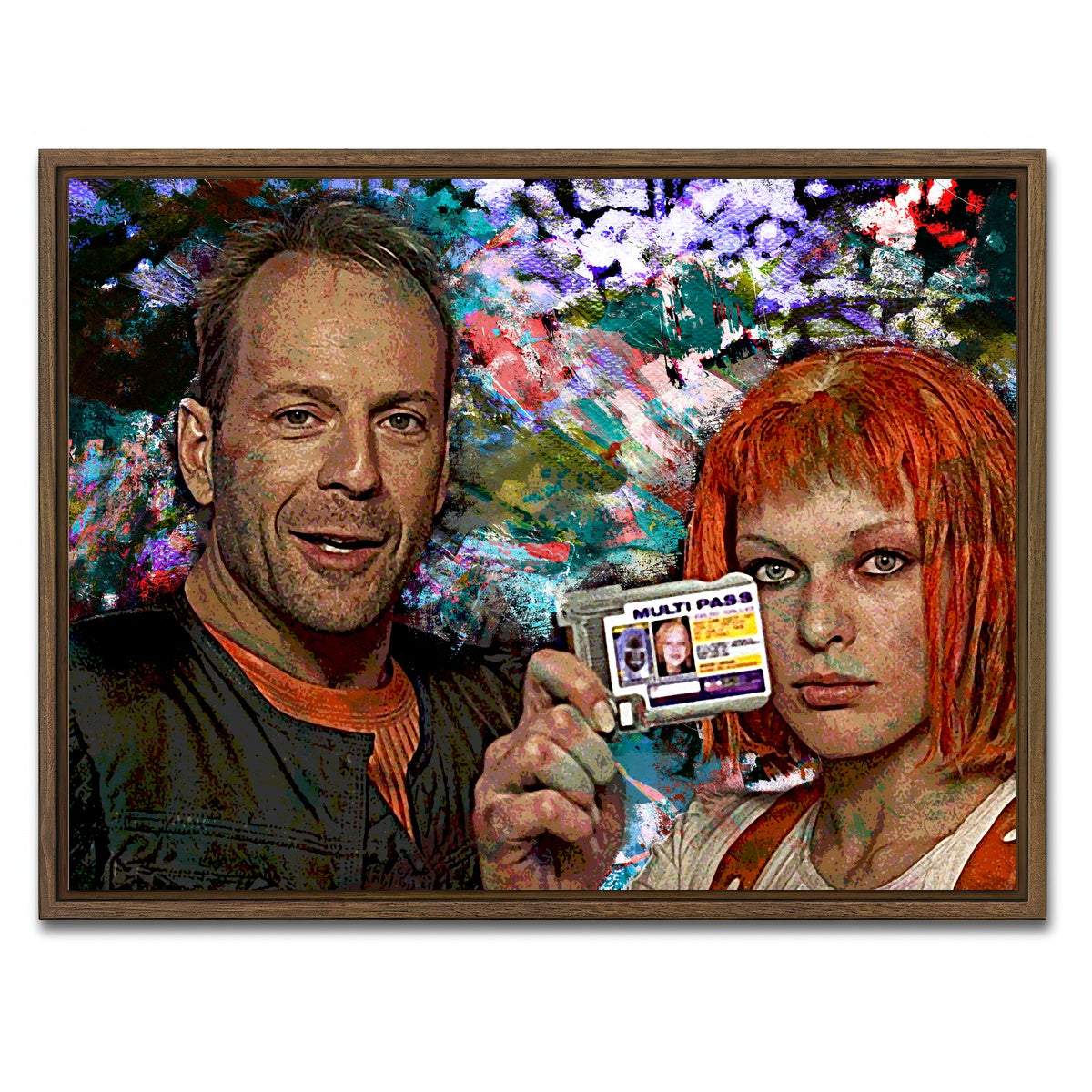 AUTO-MOCKUP WHITE | The Fifth Element | 1 Piece | Walnut Framed Canvas | group=4x3