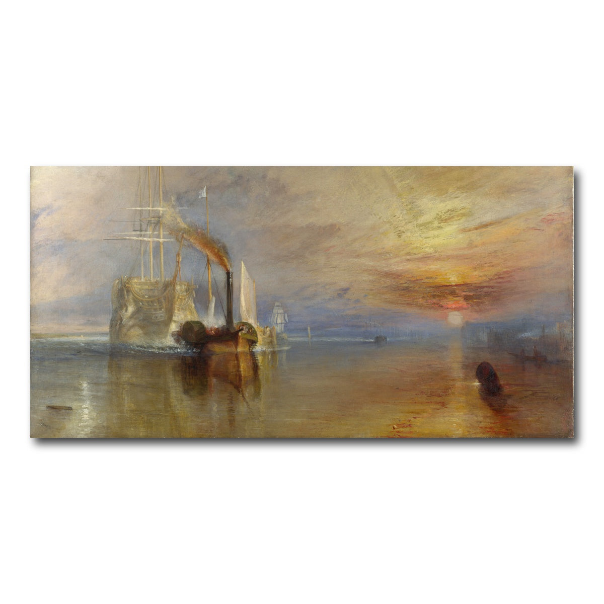 AUTO-MOCKUP WHITE | The Fighting Temeraire | 1 Piece | Gallery Wrap Canvas | group=2x1