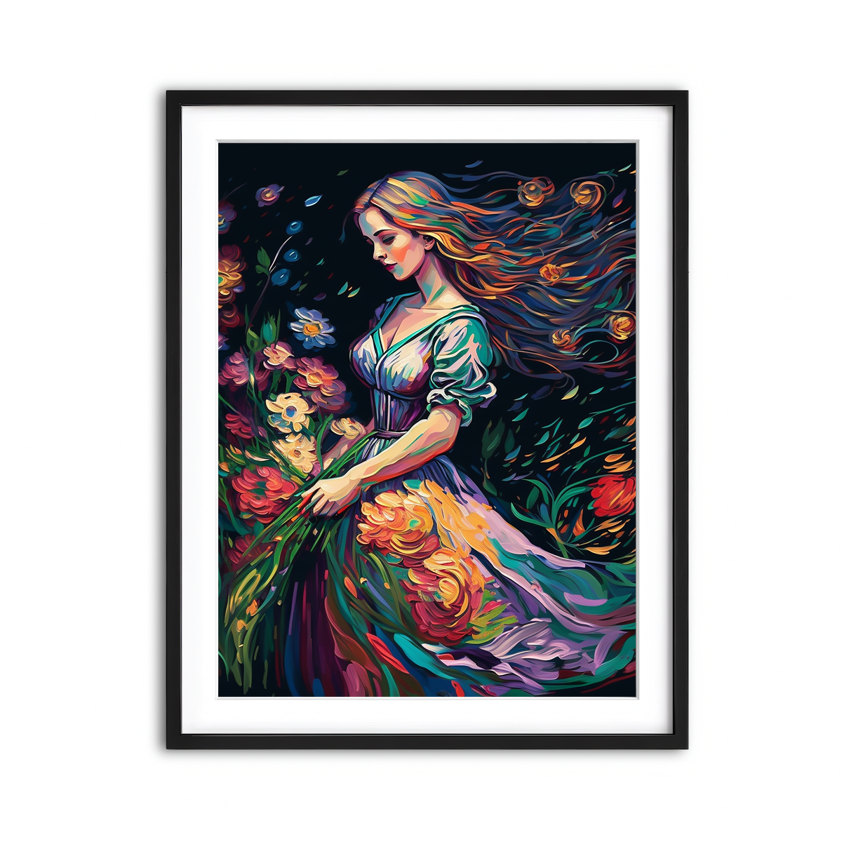 Framed Print 3x4 Black