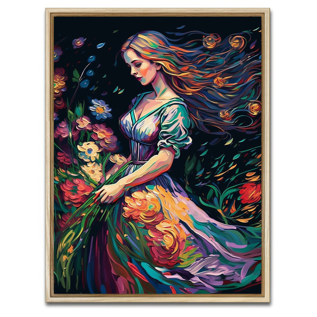 AUTO-MOCKUP WHITE | The Florists Dream | 1 Piece | Natural Framed Canvas | group=3x4