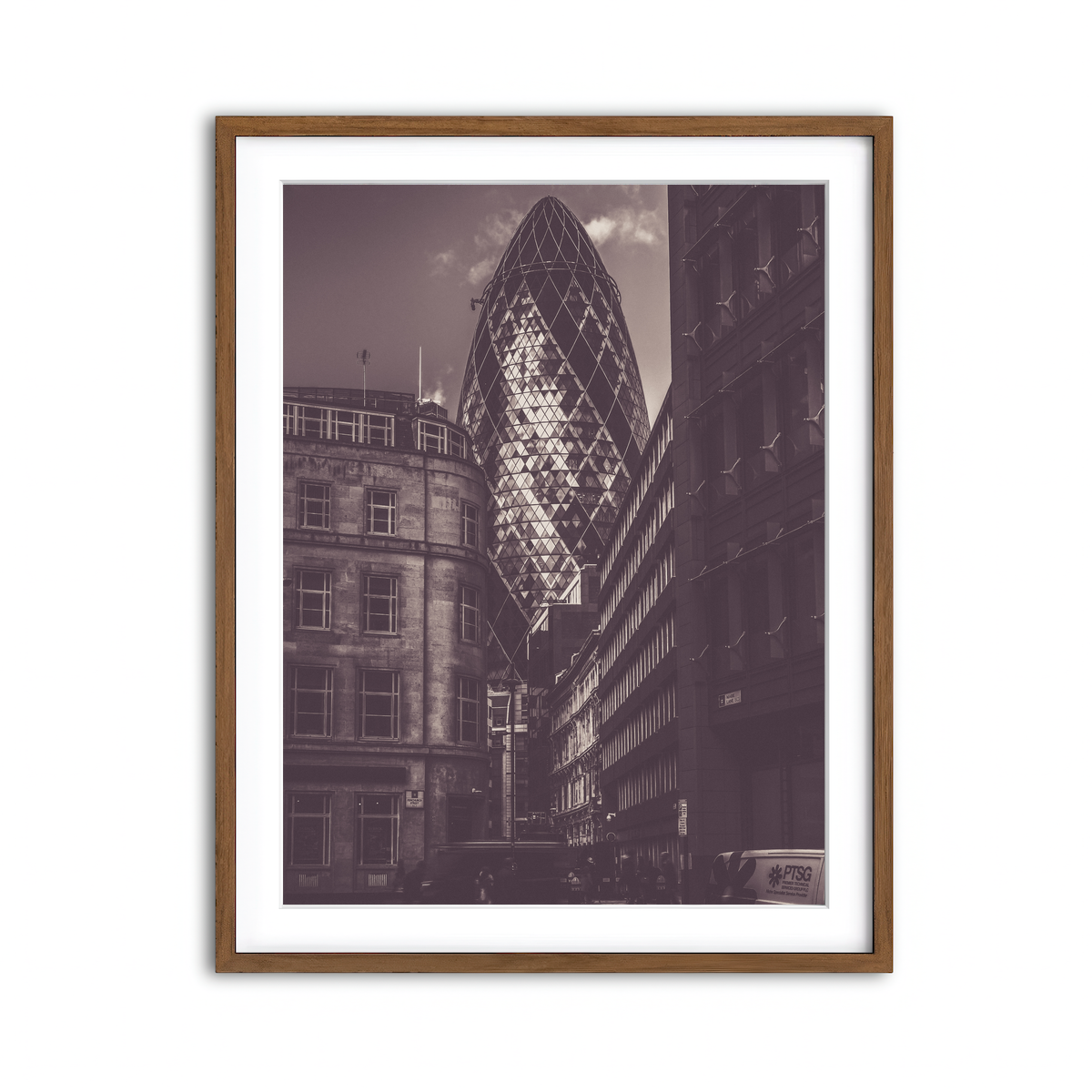 Framed Print 3x4 Walnut