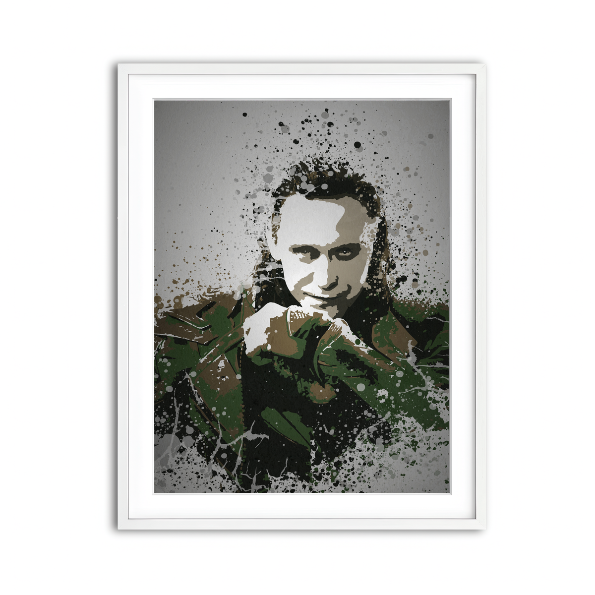 Framed Print 3x4 White