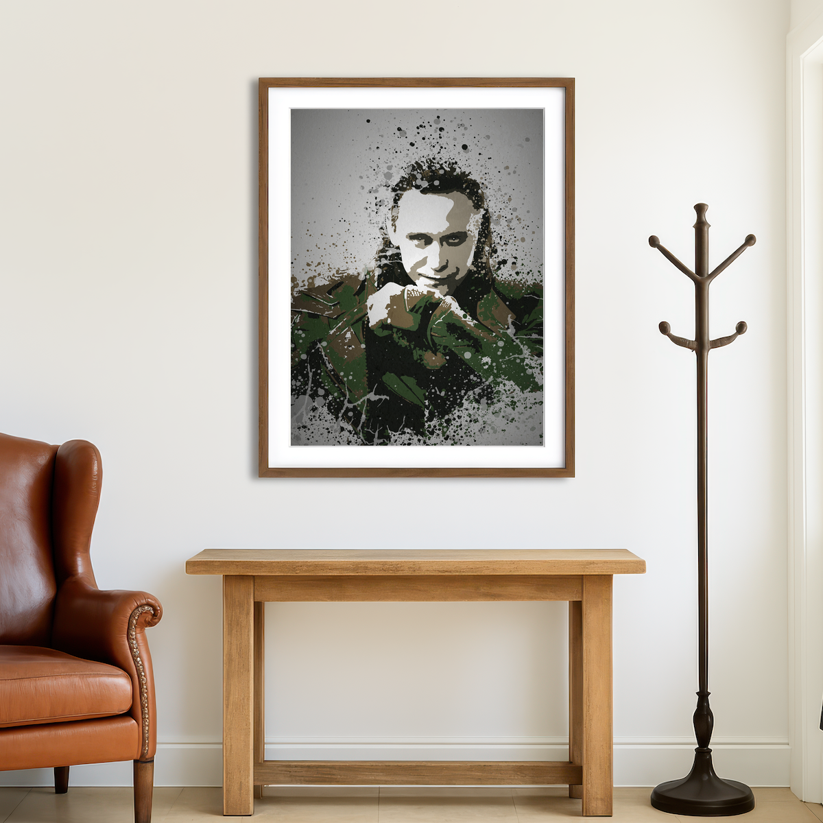 AUTO-MOCKUP ROOM | The God Of Mischief Wall Art