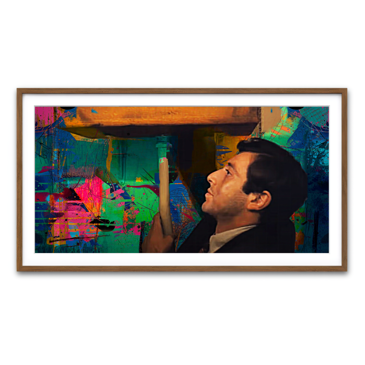 Framed Print 2x1 Walnut