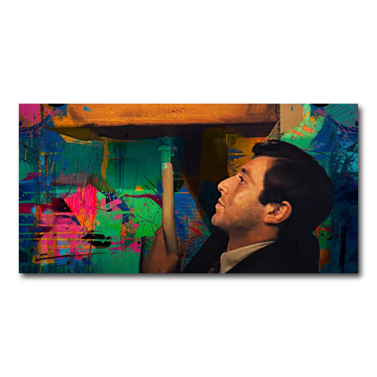 AUTO-MOCKUP WHITE | The Godfather Bathroom | 1 Piece | Gallery Wrap Canvas | group=2x1