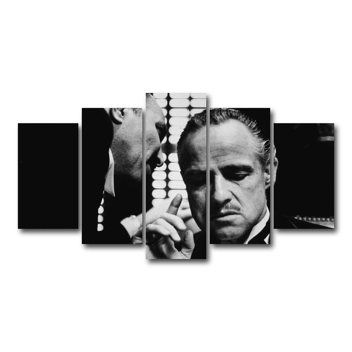 AUTO-MOCKUP WHITE | The Godfather Brando | 5 Piece | Gallery Wrap Canvas | group=5_normal