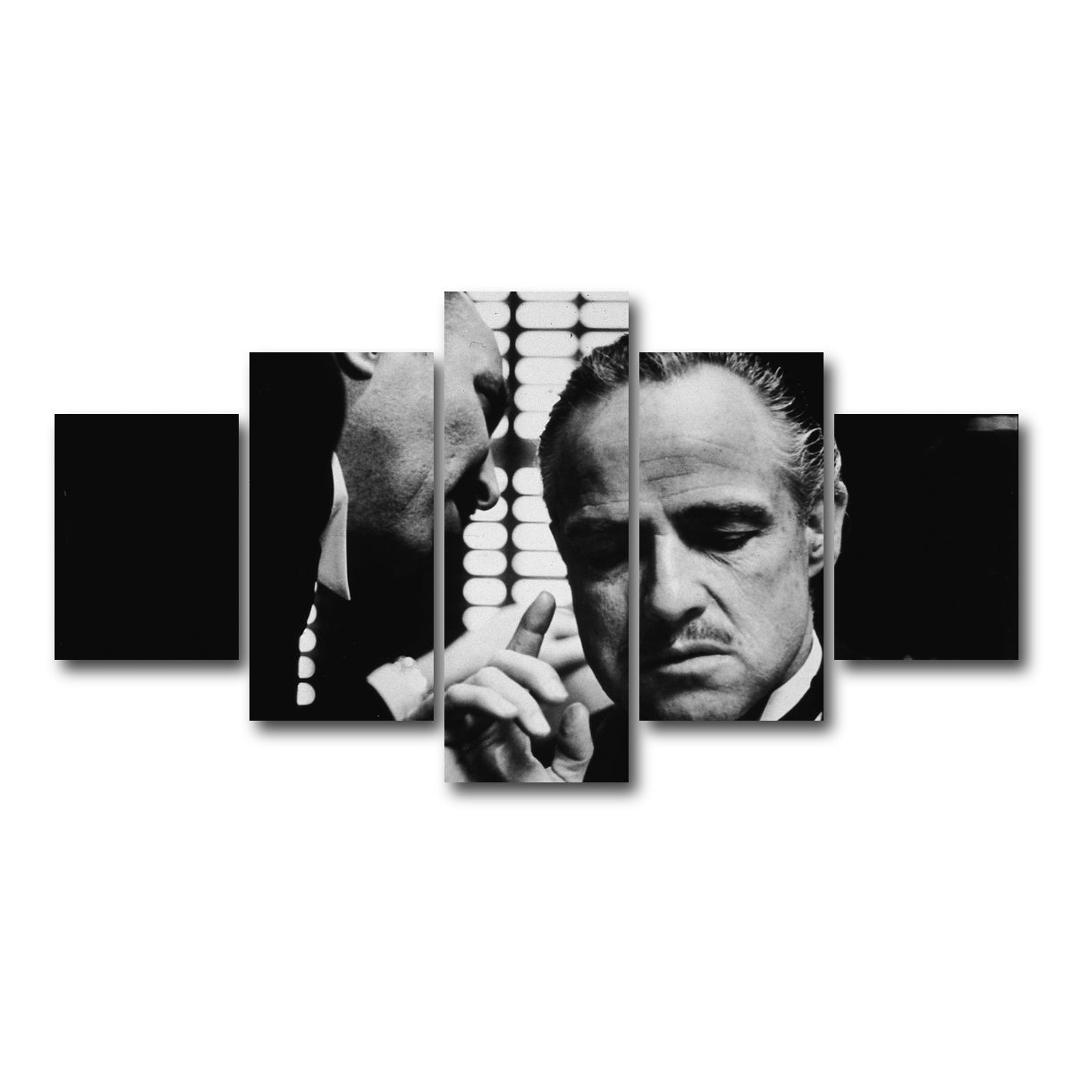 AUTO-MOCKUP WHITE | The Godfather Brando | 5 Piece | Gallery Wrap Canvas | group=5_short