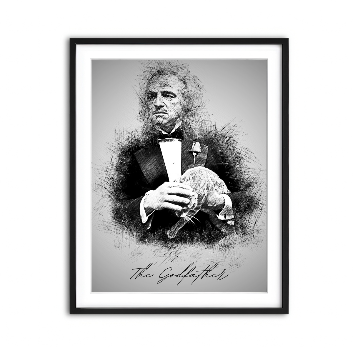 Framed Print 3x4 Black