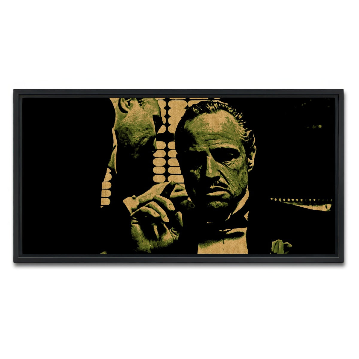 AUTO-MOCKUP WHITE | The Godfather | 1 Piece | Black Framed Canvas | group=2x1