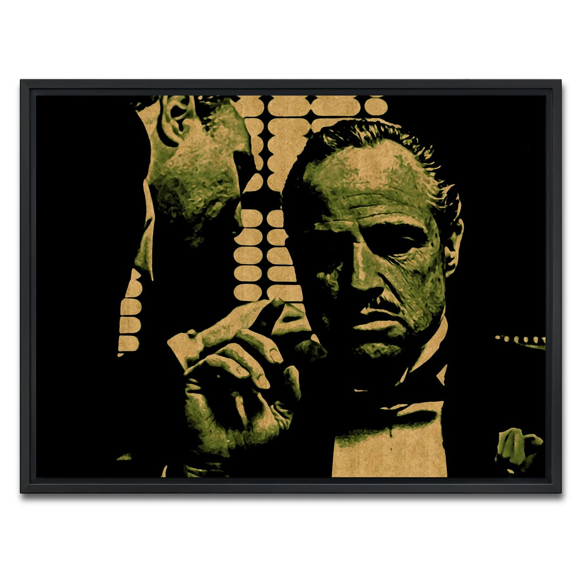 AUTO-MOCKUP WHITE | The Godfather | 1 Piece | Black Framed Canvas | group=4x3