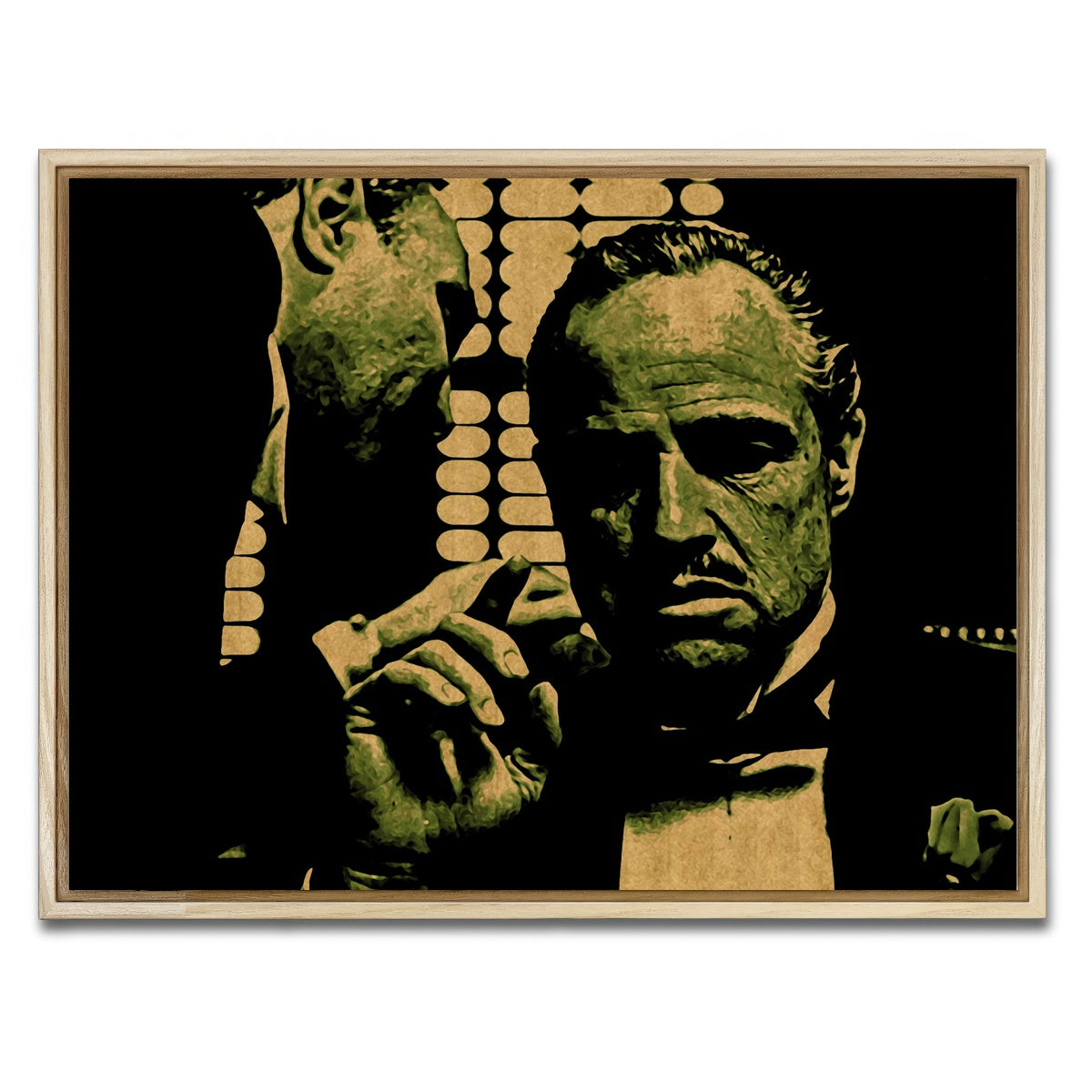 AUTO-MOCKUP WHITE | The Godfather | 1 Piece | Natural Framed Canvas | group=4x3