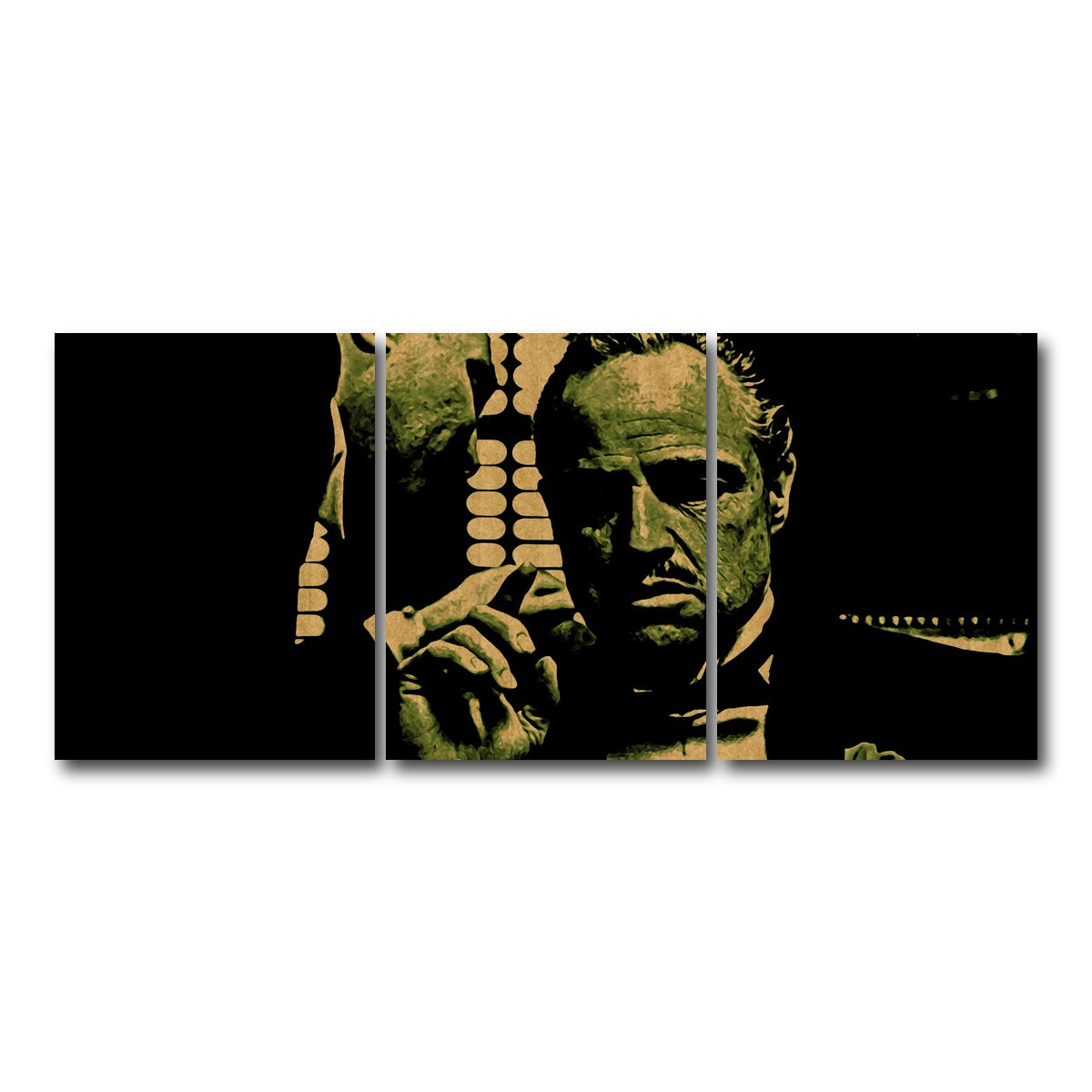 AUTO-MOCKUP WHITE | The Godfather | 3 Piece | Gallery Wrap Canvas | group=18x24