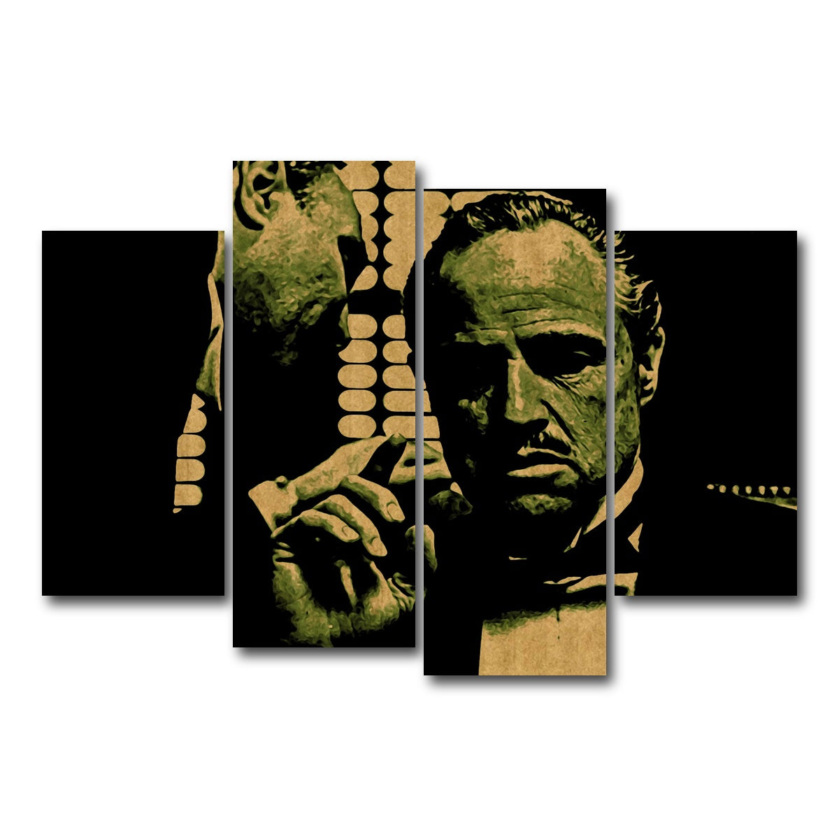 AUTO-MOCKUP WHITE | The Godfather | 4 Piece | Gallery Wrap Canvas | group=4_short