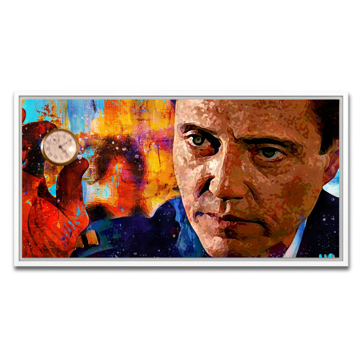 AUTO-MOCKUP WHITE | The Gold Watch | 1 Piece | White Framed Canvas | group=2x1