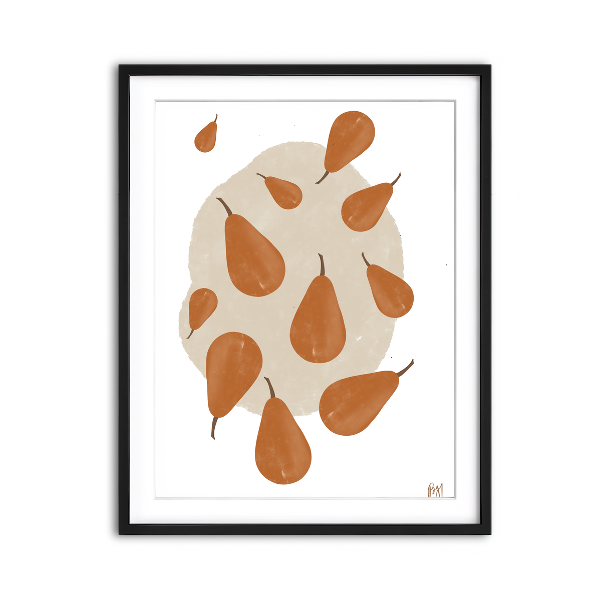 Framed Print 3x4 Black