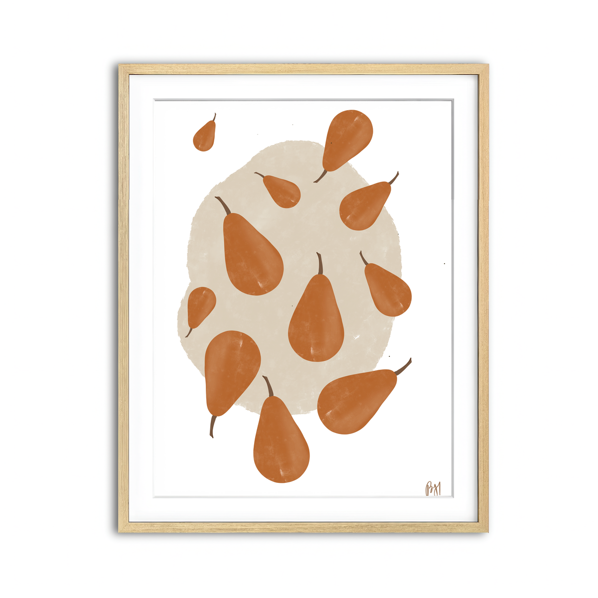 Framed Print 3x4 Natural