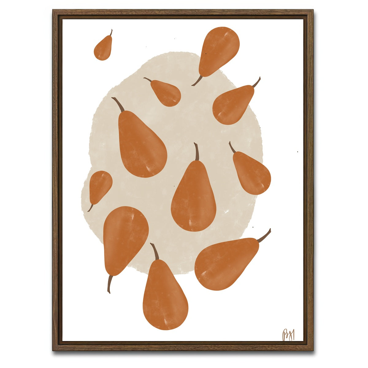 AUTO-MOCKUP WHITE | The Good Life | 1 Piece | Walnut Framed Canvas | group=3x4