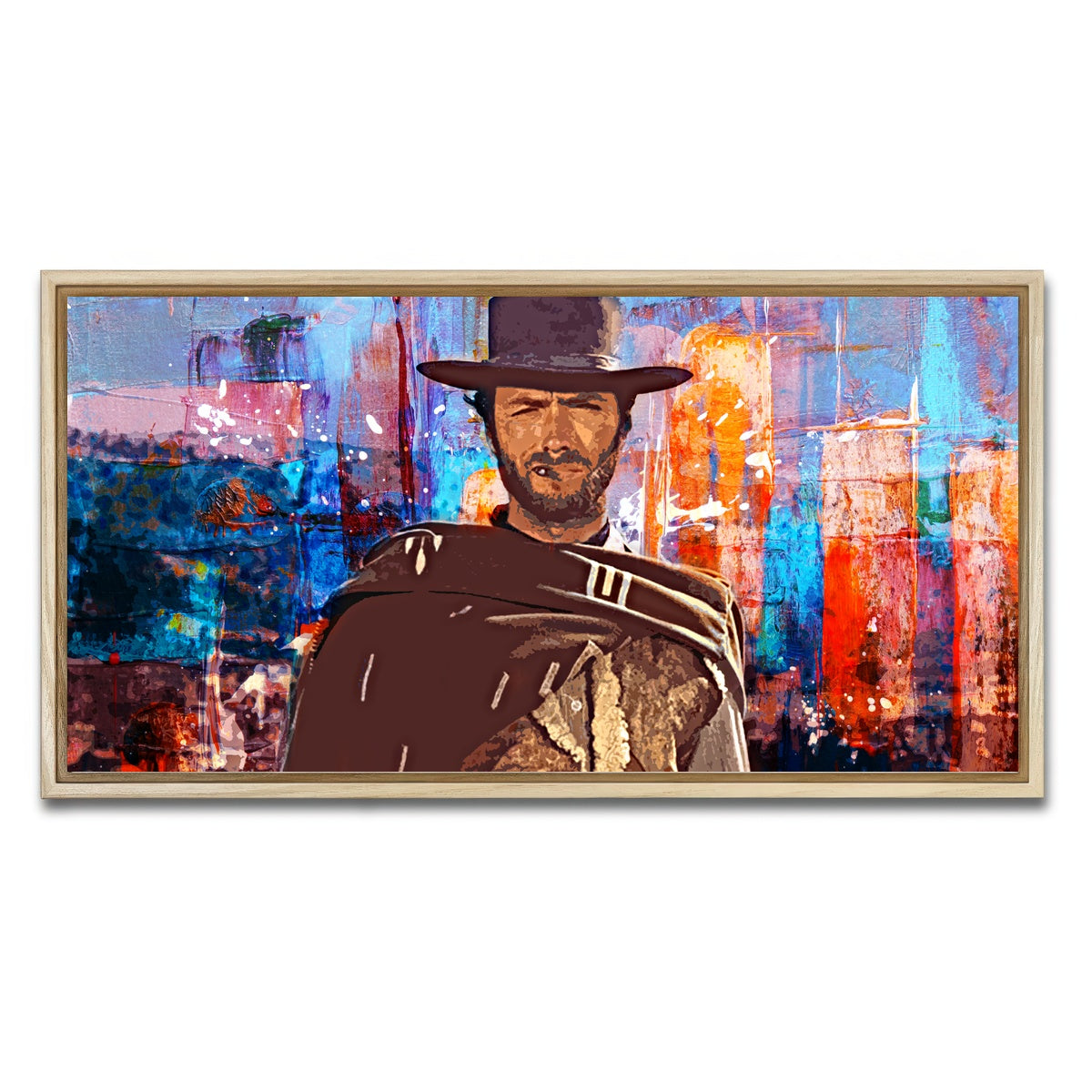 AUTO-MOCKUP WHITE | The Good, The Bad and The Ugly | 1 Piece | Natural Framed Canvas | group=2x1