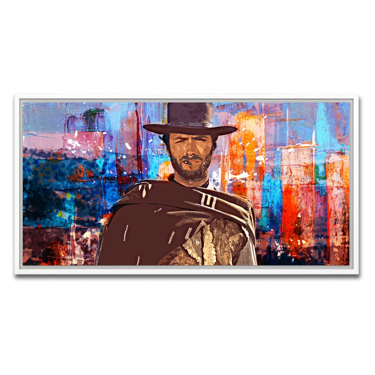 AUTO-MOCKUP WHITE | The Good, The Bad and The Ugly | 1 Piece | White Framed Canvas | group=2x1