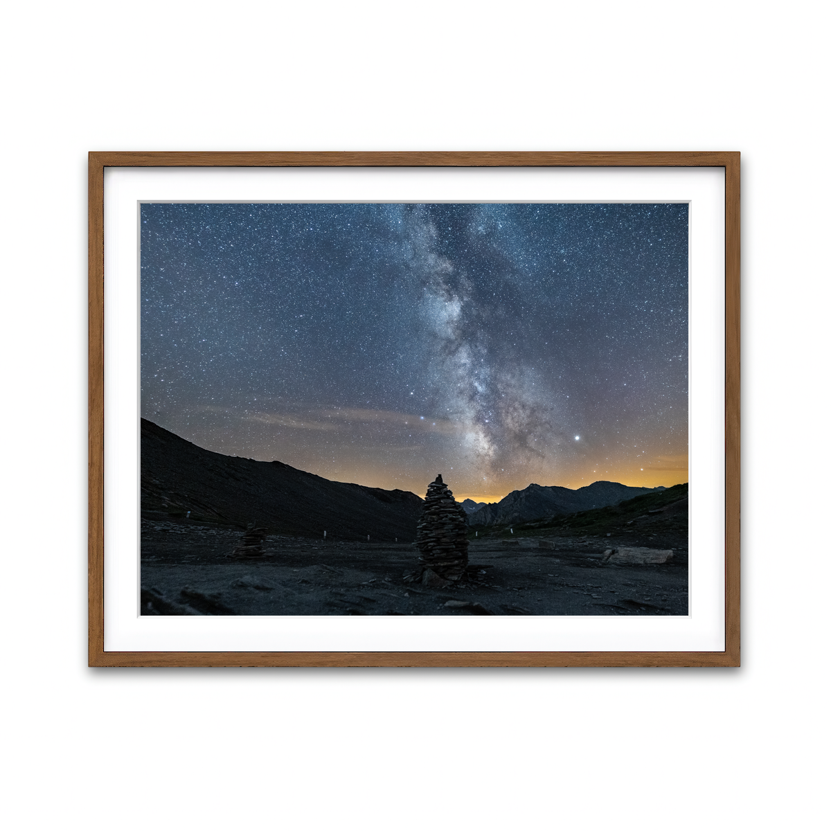 Framed Print 4x3 Walnut