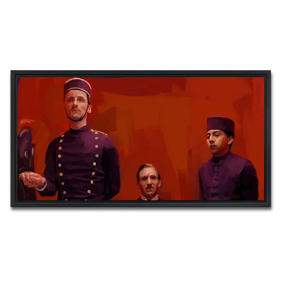 AUTO-MOCKUP WHITE | The Grand Budapest Hotel | 1 Piece | Black Framed Canvas | group=2x1