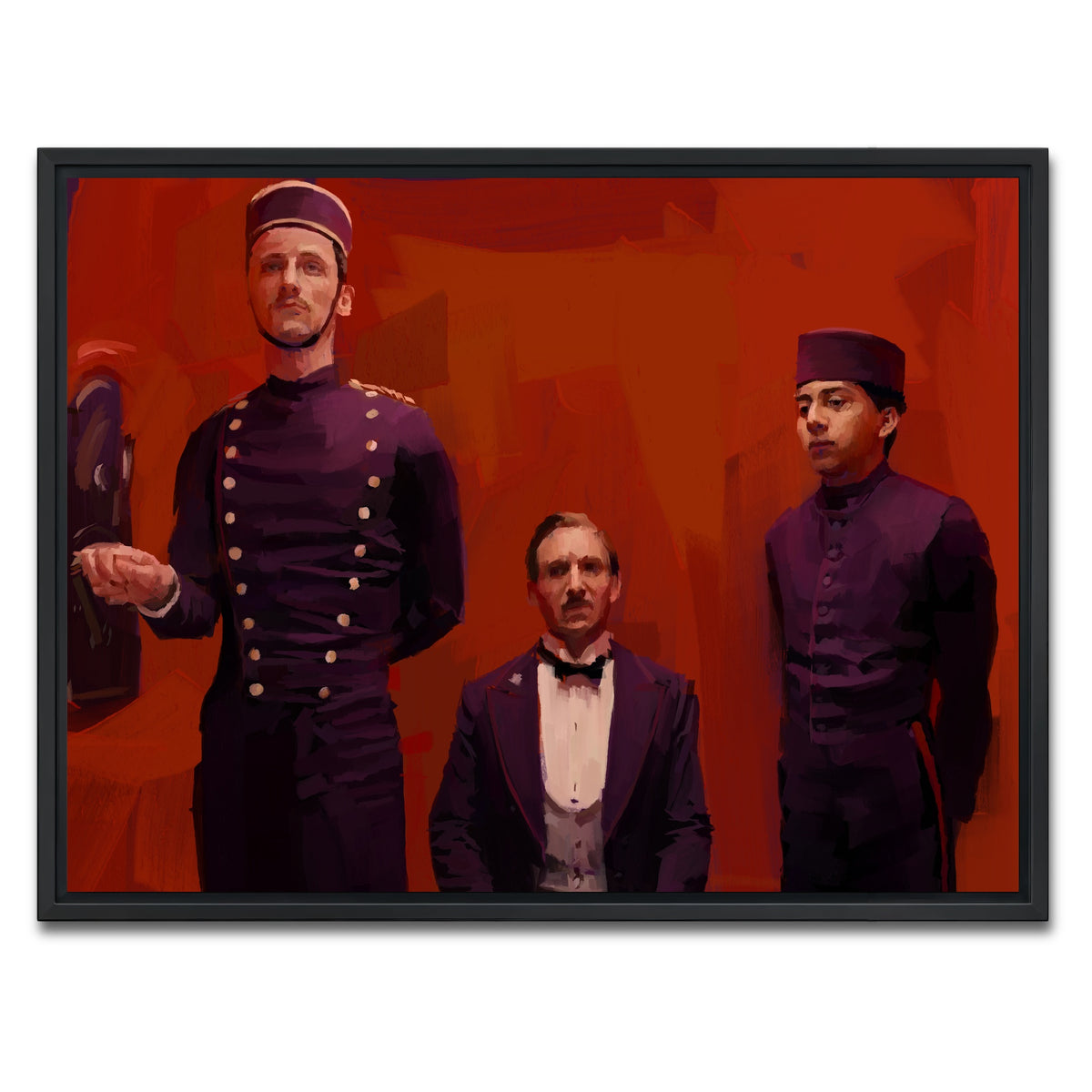 AUTO-MOCKUP WHITE | The Grand Budapest Hotel | 1 Piece | Black Framed Canvas | group=4x3