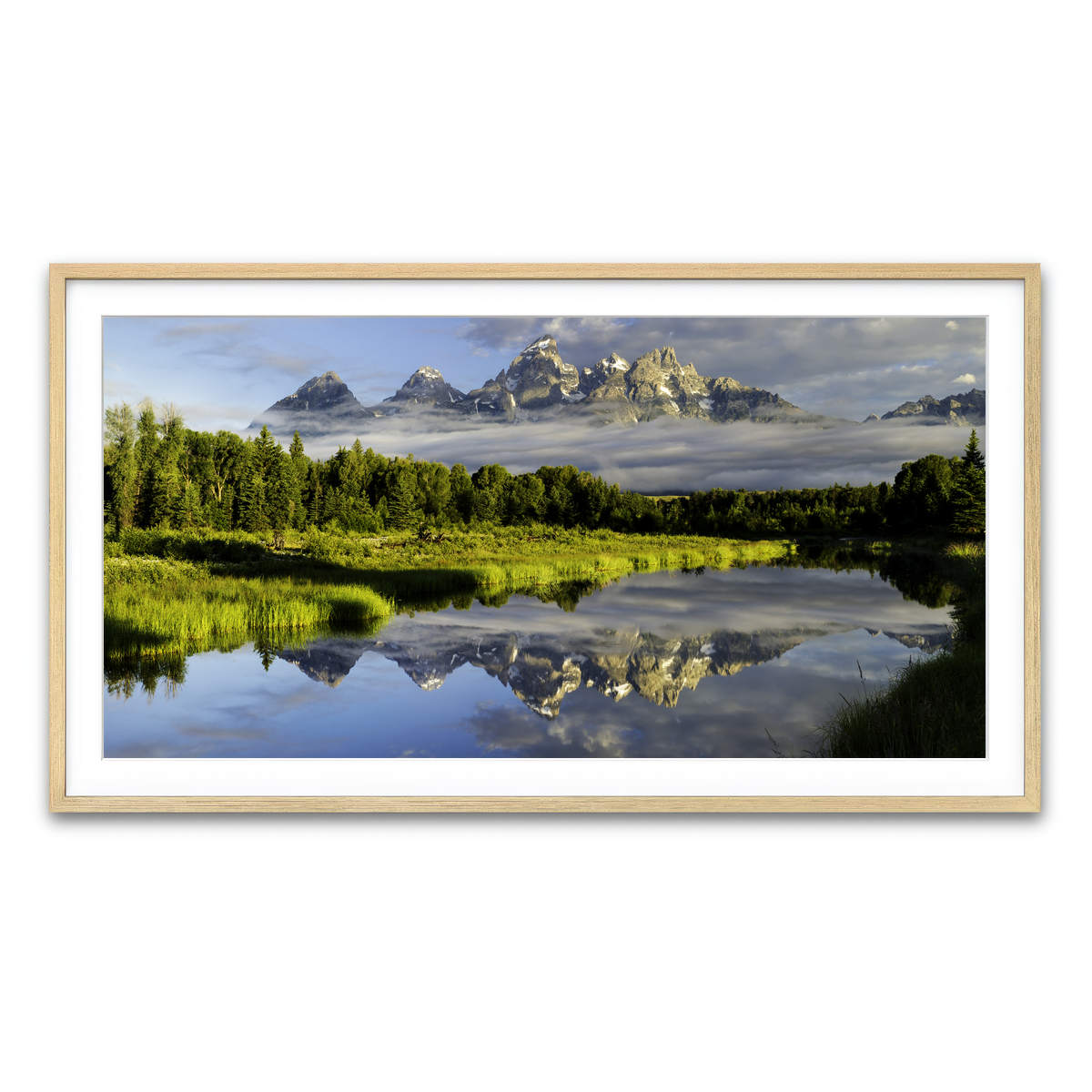 Framed Print 2x1 Natural