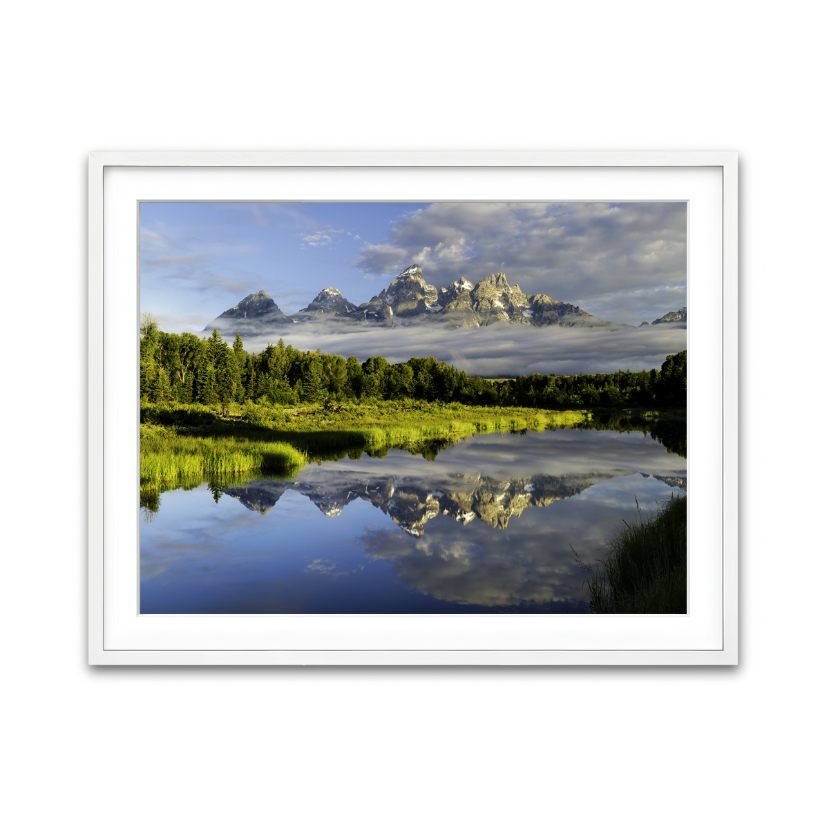 Framed Print 4x3 White