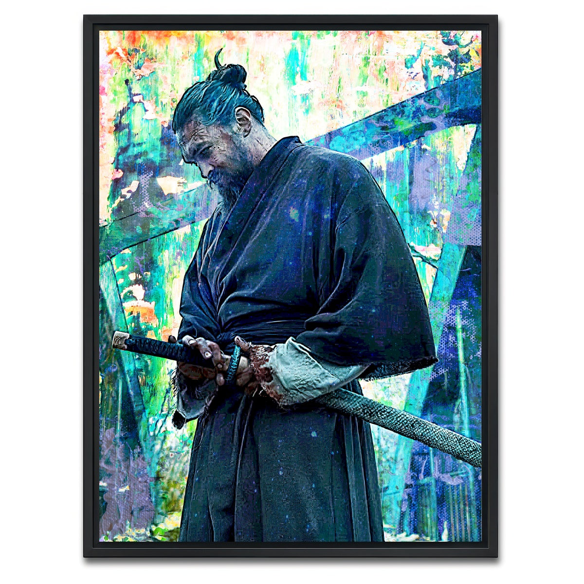 AUTO-MOCKUP WHITE | The Great Baba Voss | 1 Piece | Black Framed Canvas | group=3x4