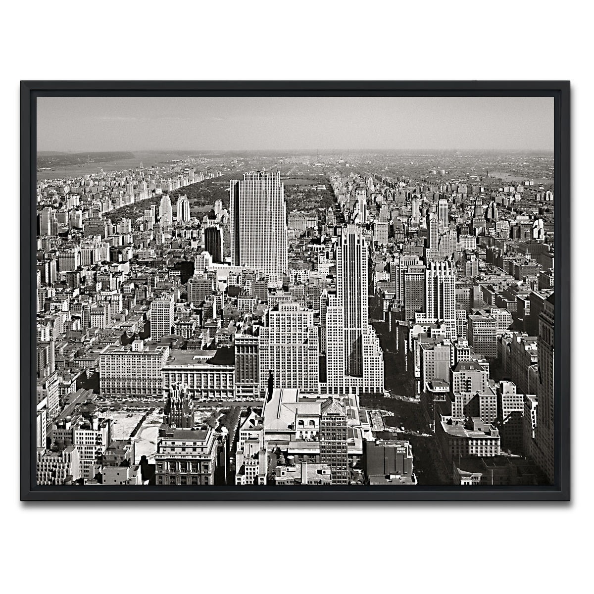AUTO-MOCKUP WHITE | The Great Depression | 1 Piece | Black Framed Canvas | group=4x3