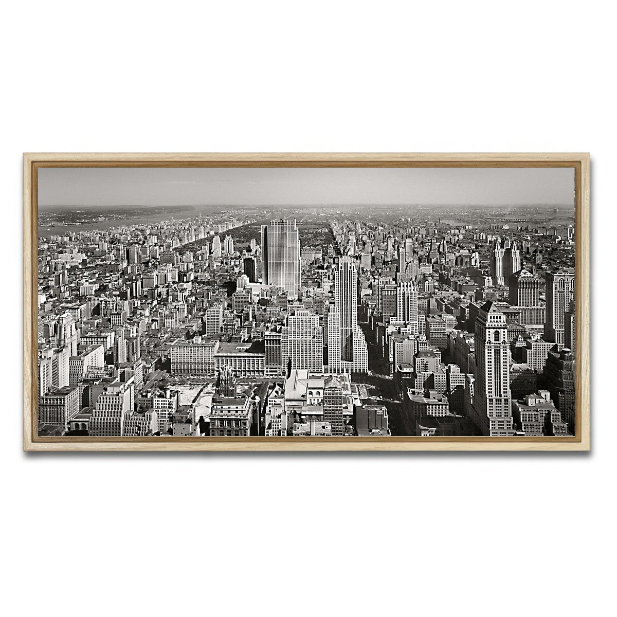 AUTO-MOCKUP WHITE | The Great Depression | 1 Piece | Natural Framed Canvas | group=2x1