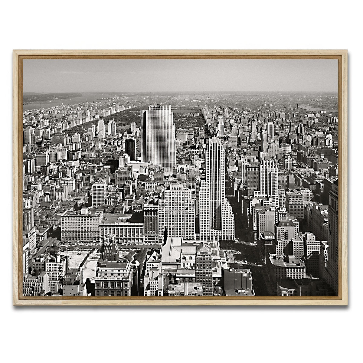 AUTO-MOCKUP WHITE | The Great Depression | 1 Piece | Natural Framed Canvas | group=4x3
