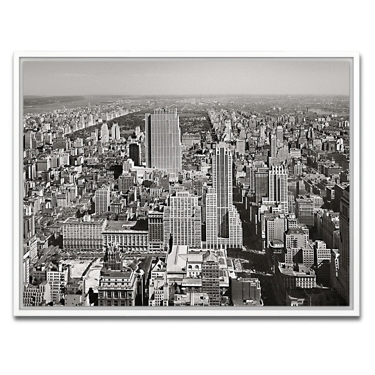 AUTO-MOCKUP WHITE | The Great Depression | 1 Piece | White Framed Canvas | group=4x3