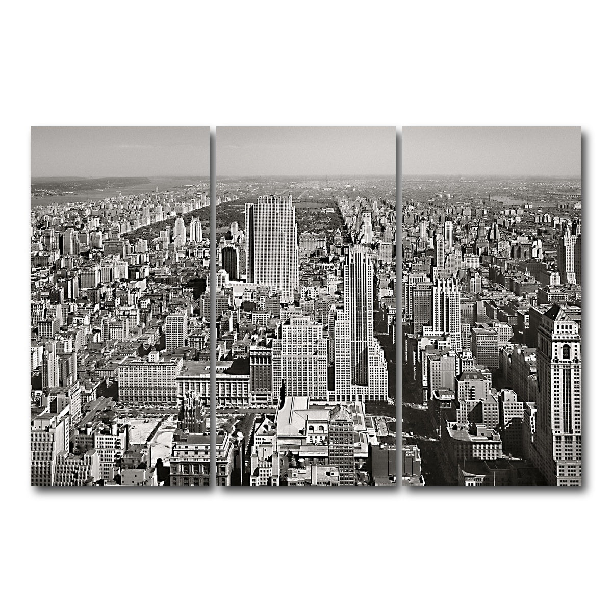 AUTO-MOCKUP WHITE | The Great Depression | 3 Piece | Gallery Wrap Canvas | group=12x24