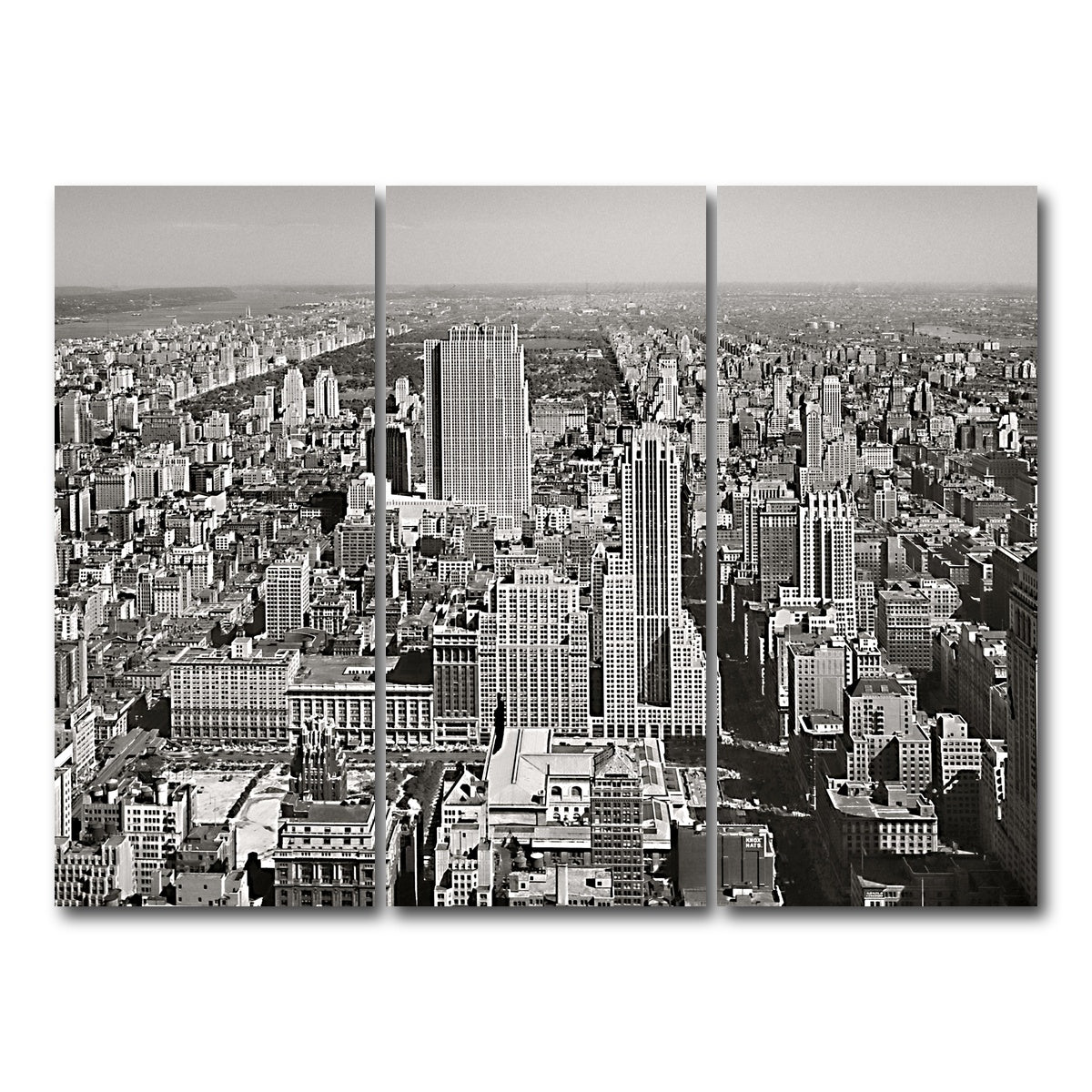 AUTO-MOCKUP WHITE | The Great Depression | 3 Piece | Gallery Wrap Canvas | group=8x18