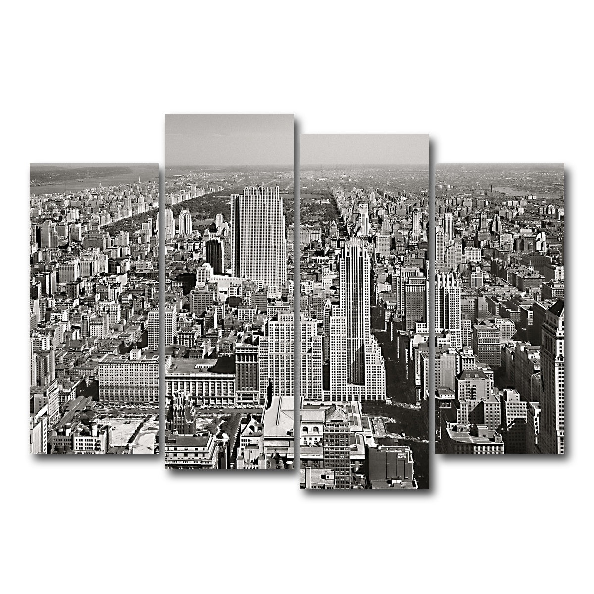 AUTO-MOCKUP WHITE | The Great Depression | 4 Piece | Gallery Wrap Canvas | group=4_normal