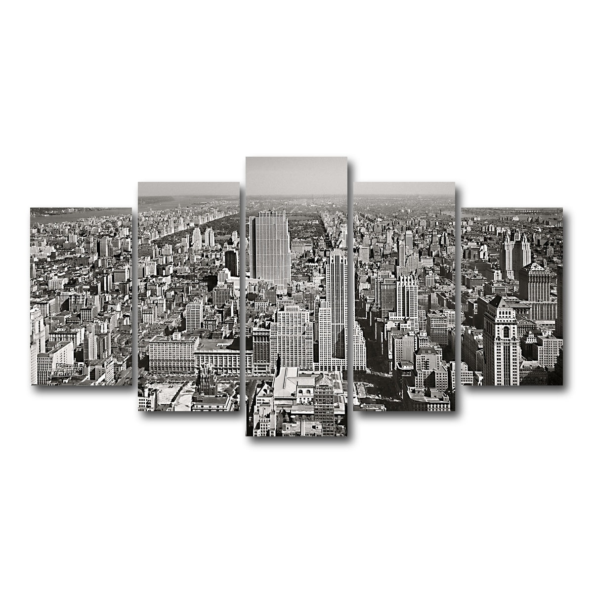 AUTO-MOCKUP WHITE | The Great Depression | 5 Piece | Gallery Wrap Canvas | group=5_normal