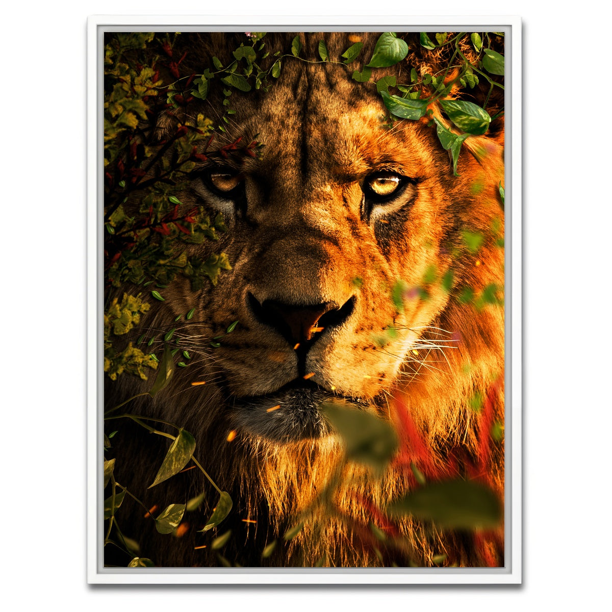 AUTO-MOCKUP WHITE | The Great King | 1 Piece | White Framed Canvas | group=3x4