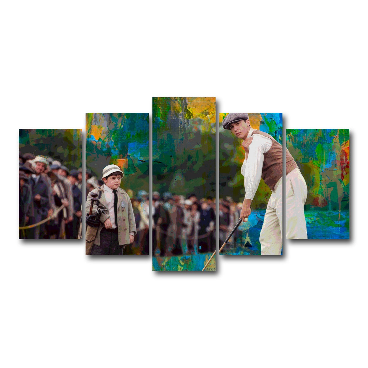 AUTO-MOCKUP WHITE | The Greatest Game - Francis Ouimet | 5 Piece | Gallery Wrap Canvas | group=5_normal