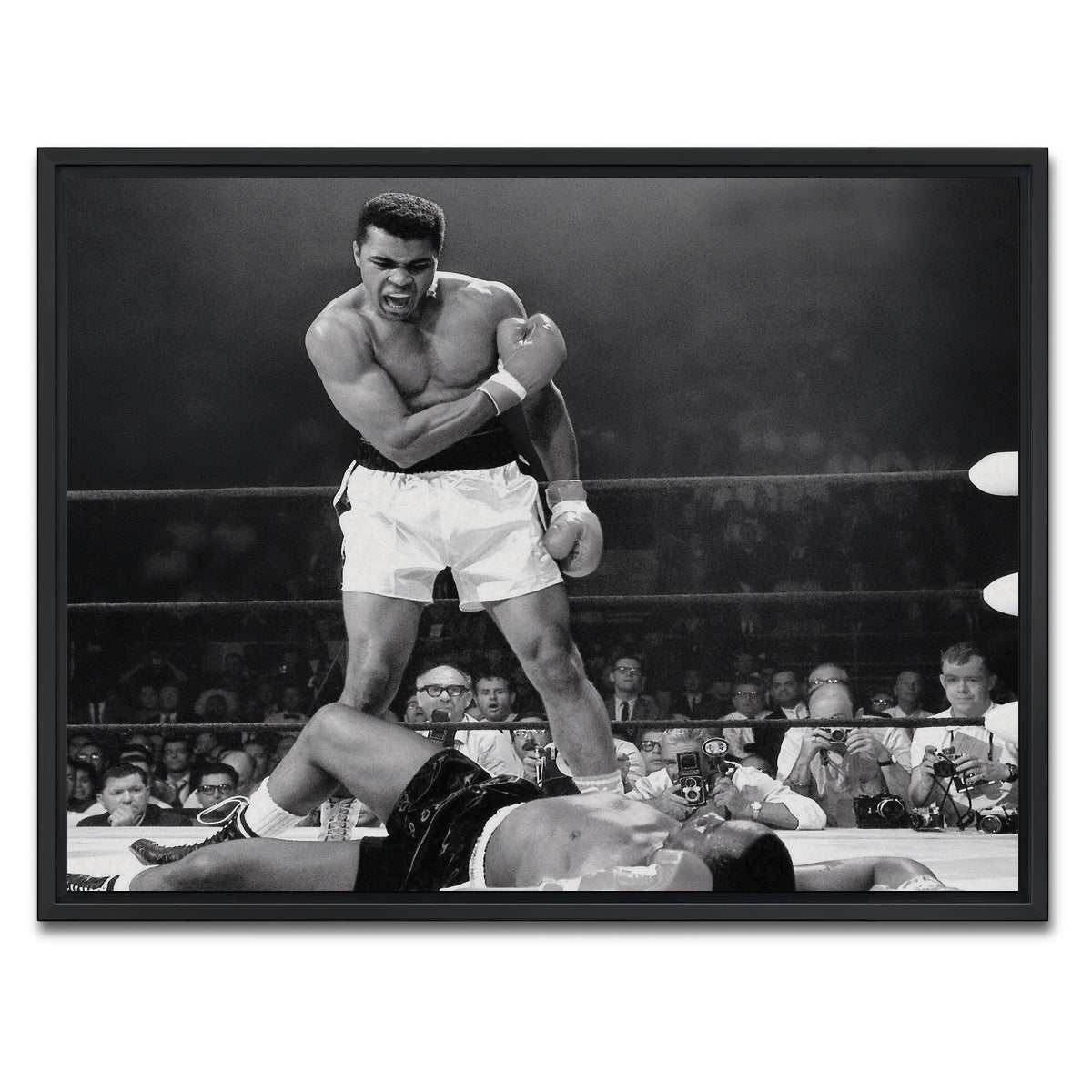 AUTO-MOCKUP WHITE | The Greatest | 1 Piece | Black Framed Canvas | group=4x3