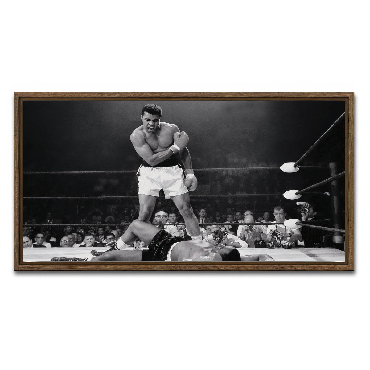 AUTO-MOCKUP WHITE | The Greatest | 1 Piece | Walnut Framed Canvas | group=2x1