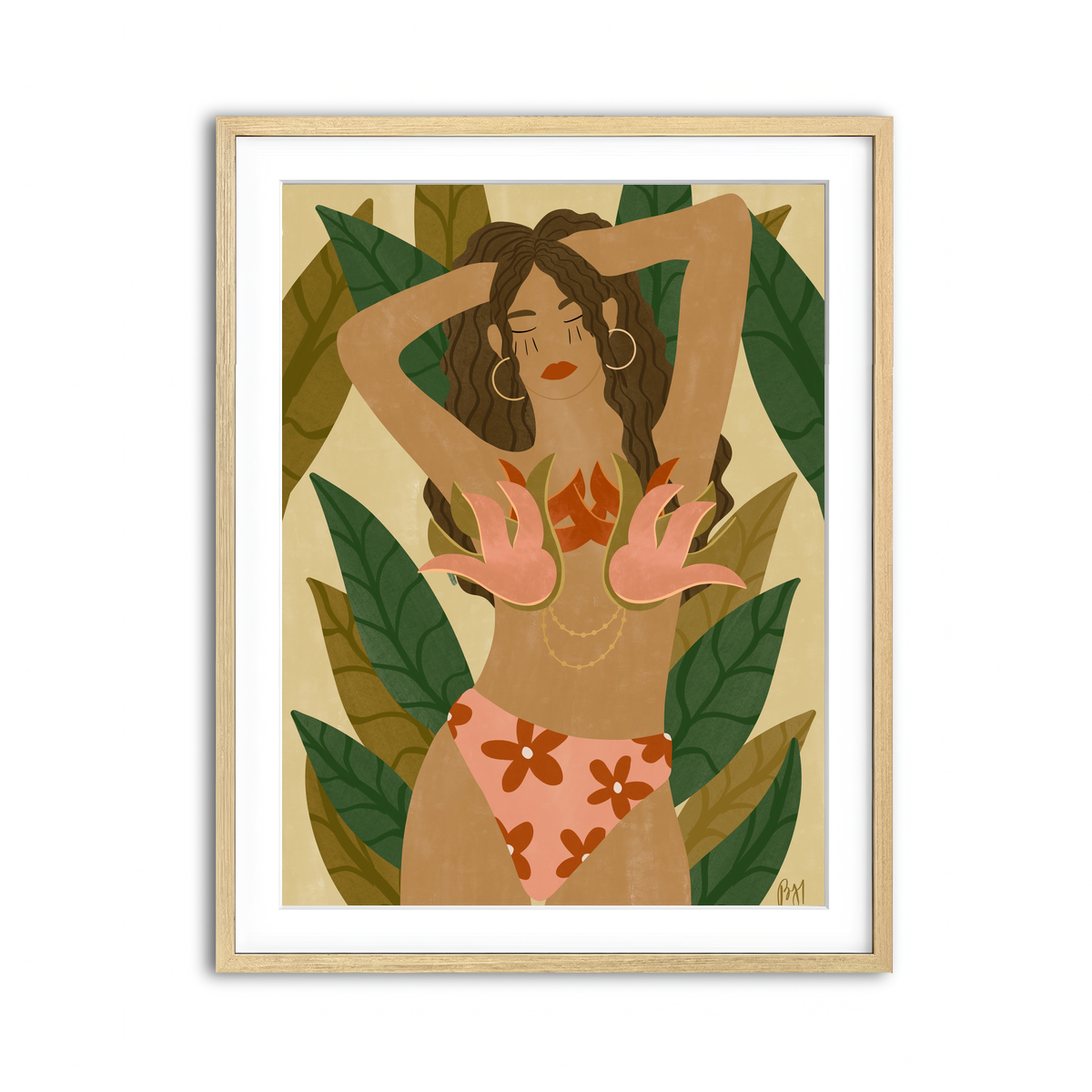 Framed Print 3x4 Natural