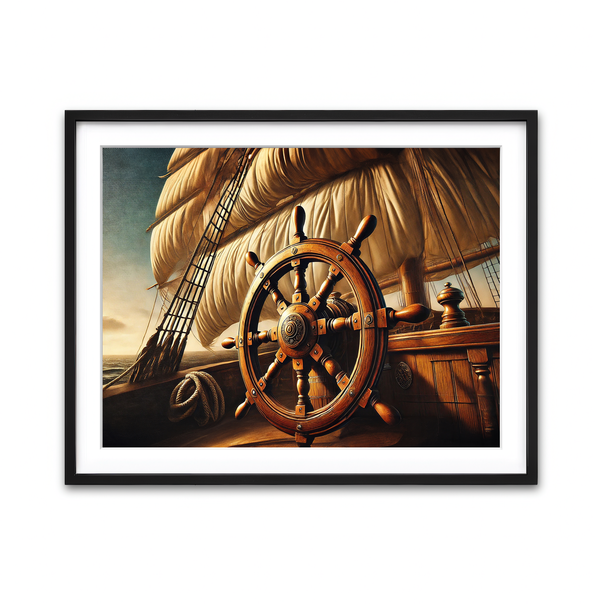 Framed Print 4x3 Black