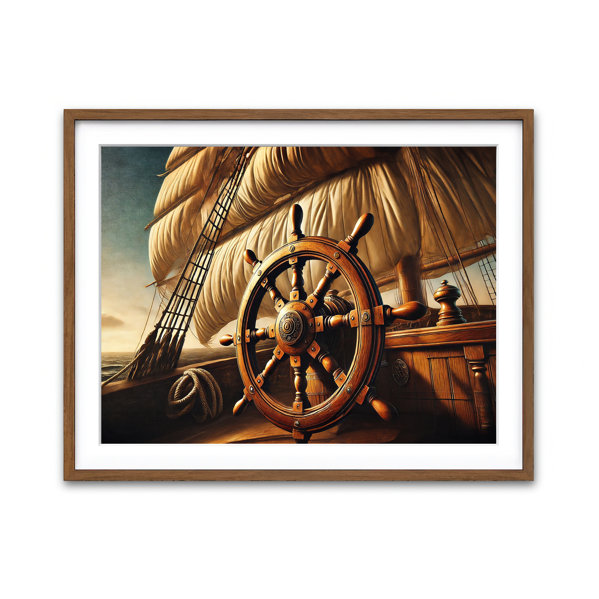 Framed Print 4x3 Walnut